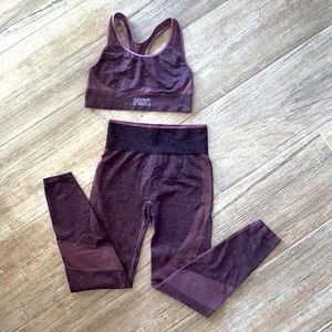 NOT FOR SALE VS two piece workout set - like new! Sports Bra & Leggings